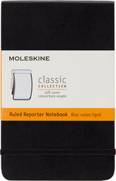 Moleskine Reporter Soft Ruled Plain Pocket Notebook 6 Pcs Display - Al Masam Stationery LLC